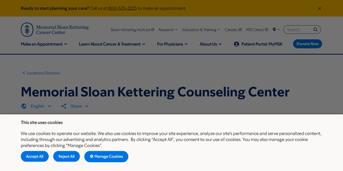 Memorial Sloan Kettering Cancer Counseling Center